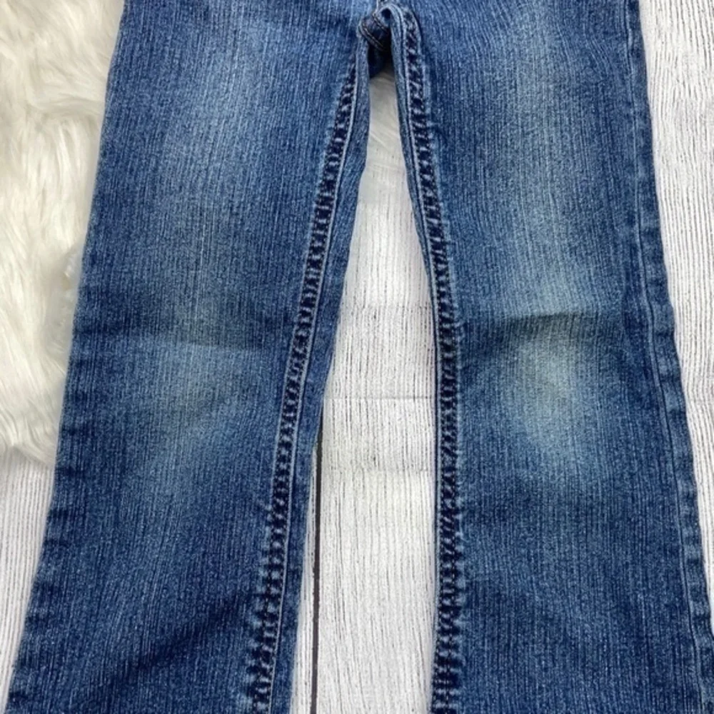 Basic Edition Girls Jeans Size 5 Bootcut Blue Denim Jeans